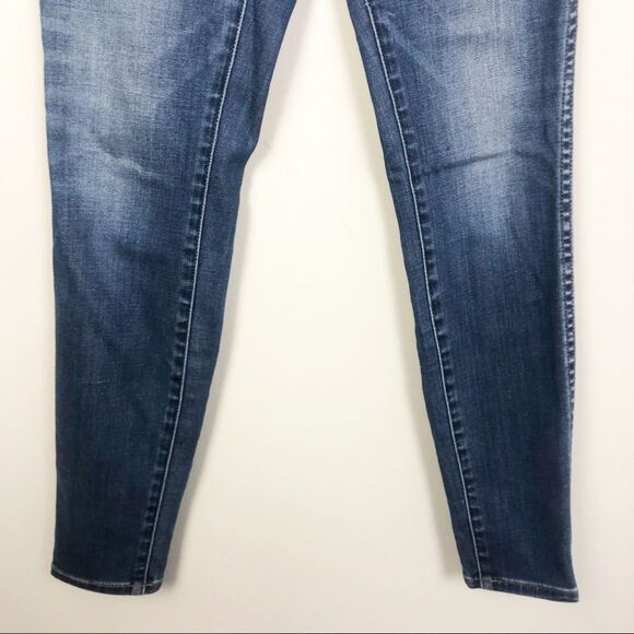 MADEWELL | 10” High-Rise Skinny Jeans Dark Wash Denim Women’s Size 26 (2) - Picture 5 of 9